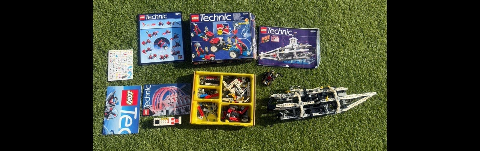 Incomplete Lego Technic Sets 8480 And Spare Parts For 8244 With Box Instructions