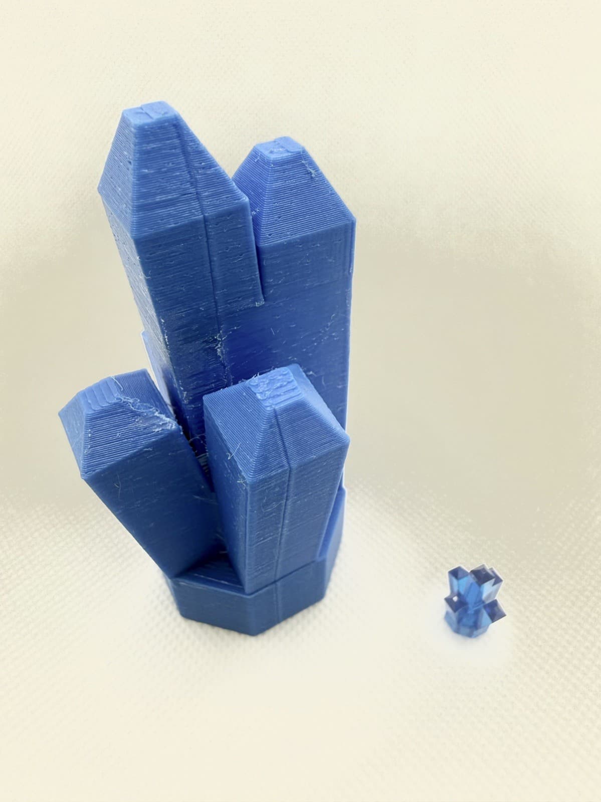 Giant LEGO-Inspired 3D Printed Crystal Toy Display Collectible Unique Gift