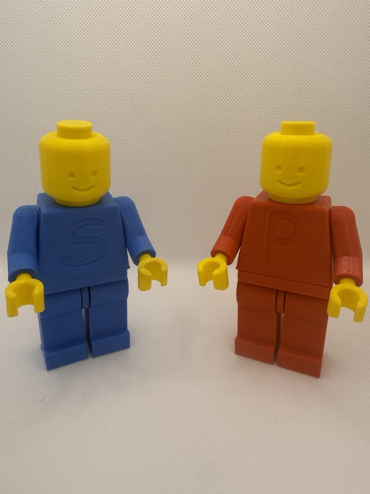Salt & Pepper Brick Inspired Shaker, Man Figurine Kitchen Decor  3D Printed