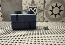3D Printed LEGO Inspired Masonry Brick – Textured Brick Wall Piece Decor